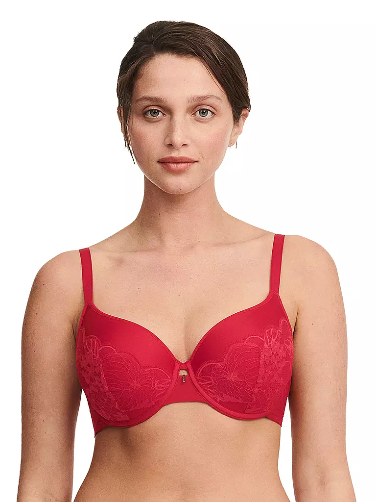 CHANTELLE | Reggiseno con ferretto MIDNIGHT FLOWERS scarlet | Rosso