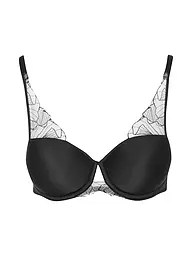 CHANTELLE | Reggiseno T-shirt con ferretto TATTOO LOVE nero/beige dorato | Nero