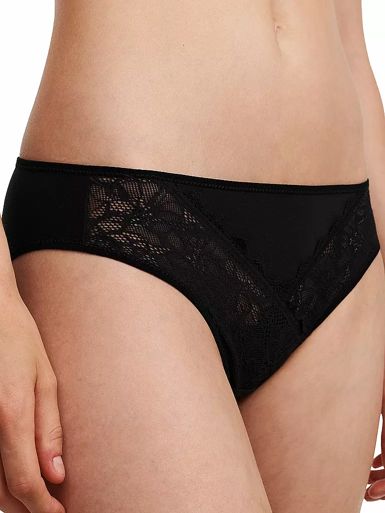CHANTELLE | Slip FLORAL TOUCH nero |