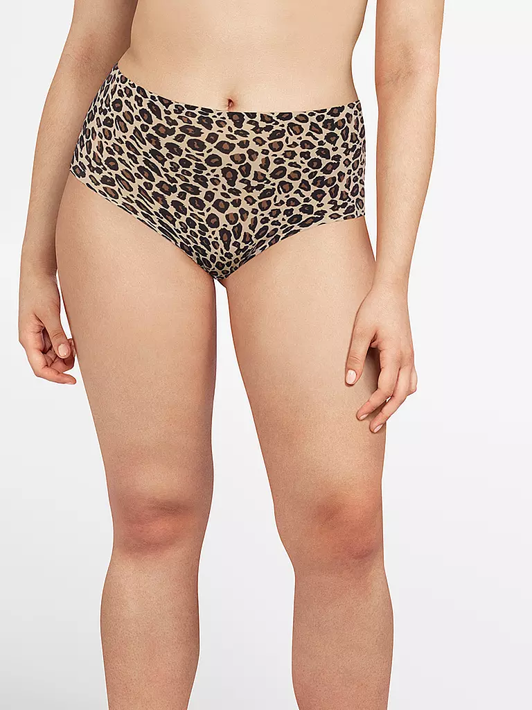 CHANTELLE | Slip Softstretch leopardato nude | Marrone