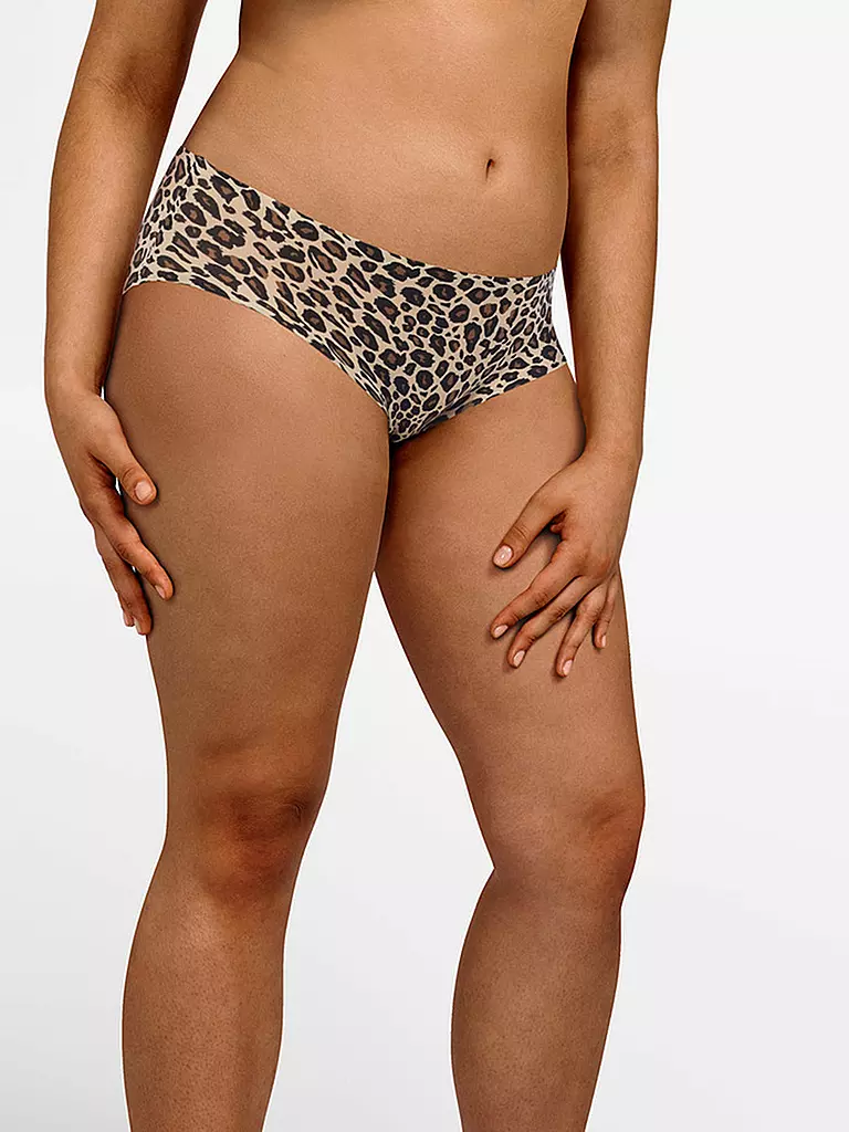 CHANTELLE | Slip SOFTSTRETCH leopardato nude | Marrone
