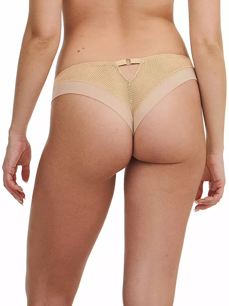 CHANTELLE | String FLEURS SIGNATURE toffee con paillettes |