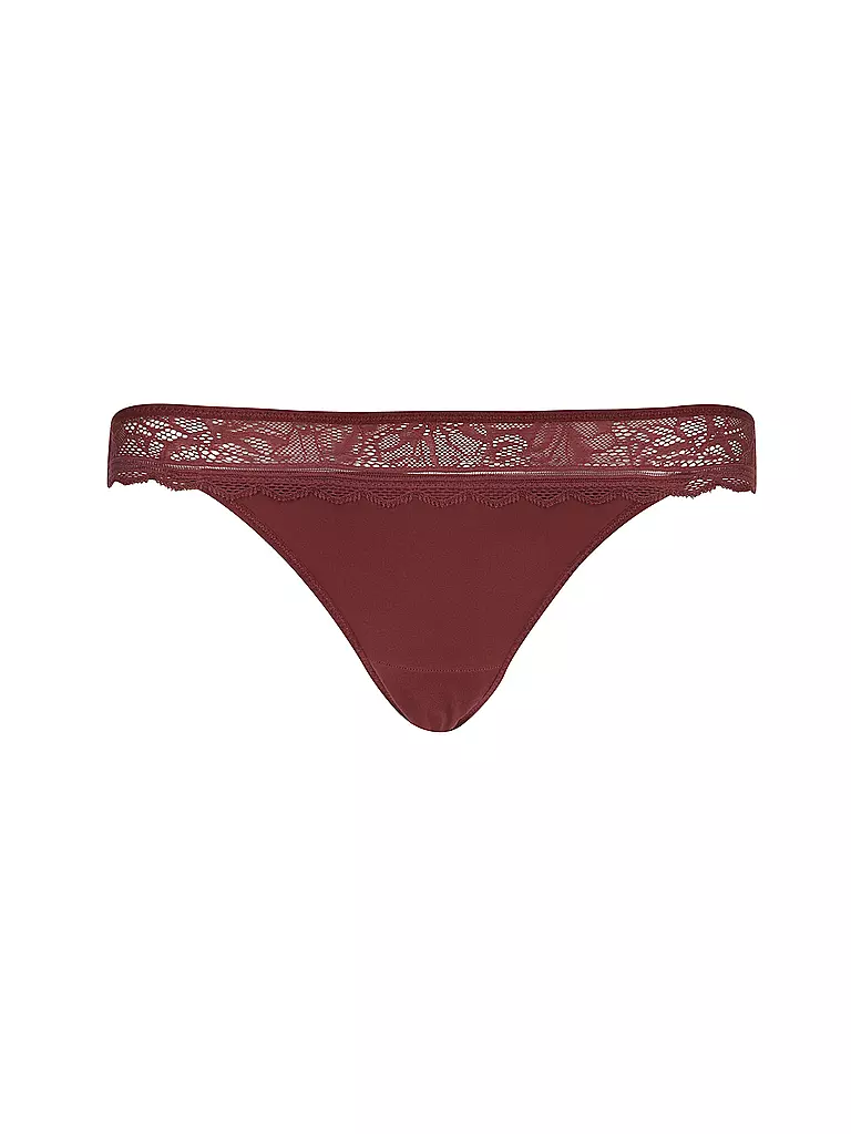 CHANTELLE | String FLORAL TOUCH sienna | Rosso scuro