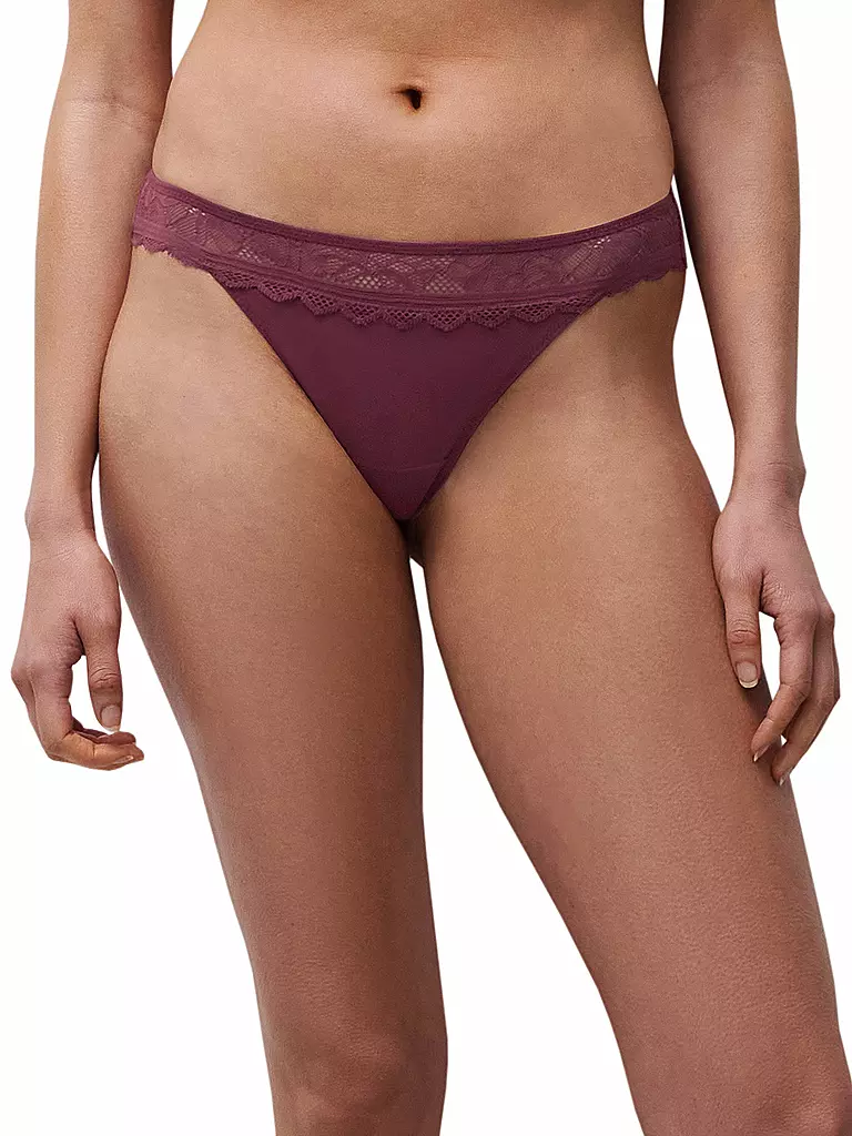 CHANTELLE | String FLORAL TOUCH sienna | Rosso scuro
