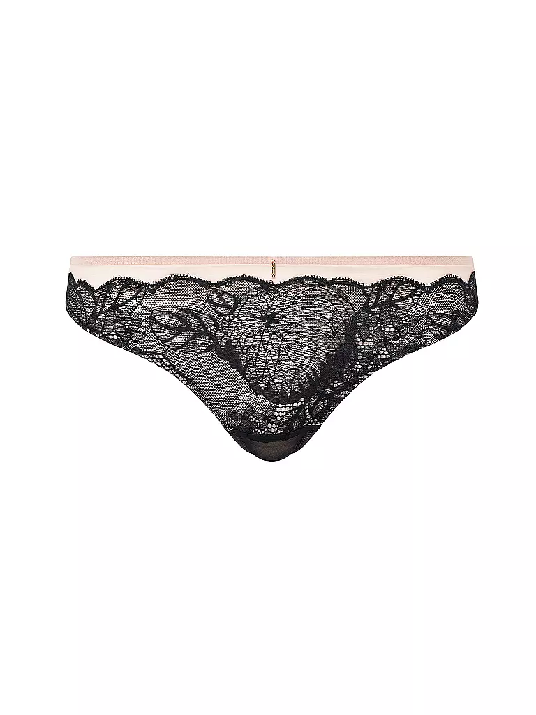 CHANTELLE | String MIDNIGHT FLOWERS schwarz | Nero