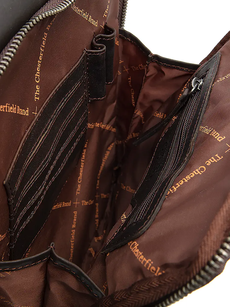 CHESTERFIELD | Borsa in pelle - Borsa a tracolla ALVA | Marrone