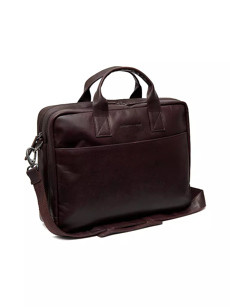 CHESTERFIELD | Borsa in pelle - Borsa per laptop FRAZER | Marrone