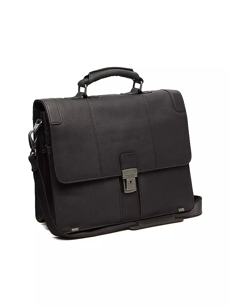 CHESTERFIELD | Borsa in pelle - Cartella STUTTGART 14" | Nero