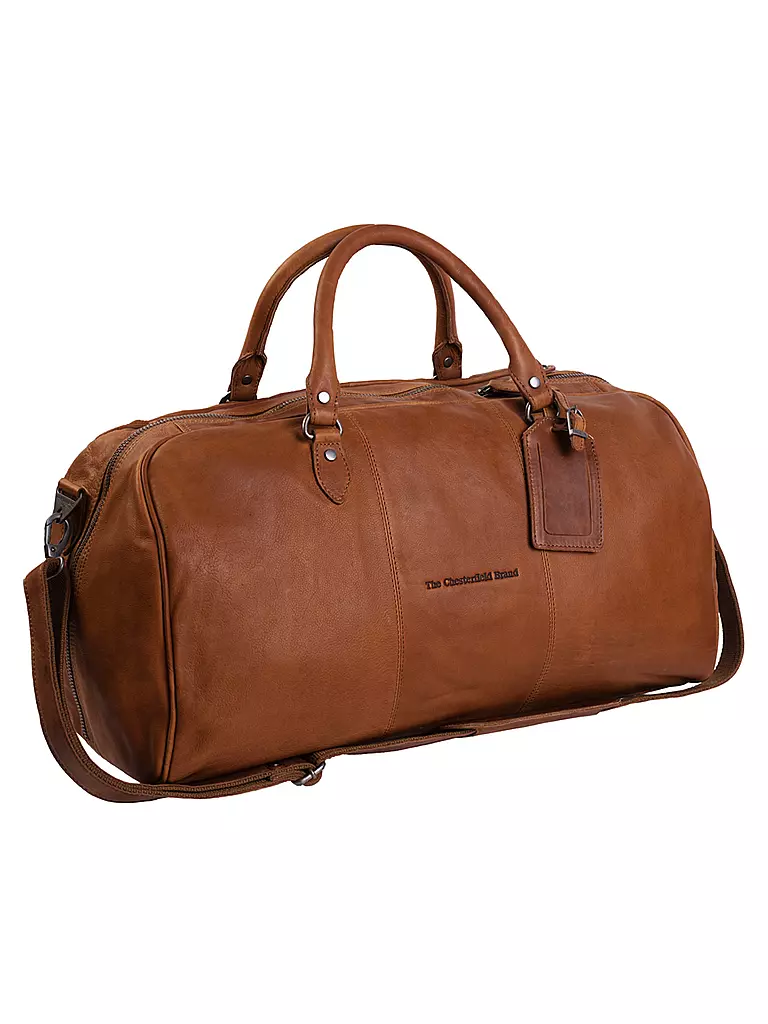 CHESTERFIELD | Borsa in pelle - Weekender WILLIAM | Cammello