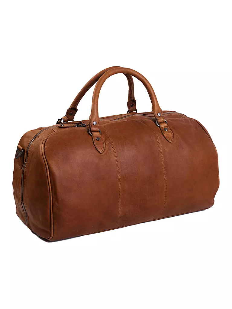 CHESTERFIELD | Borsa in pelle - Weekender WILLIAM | Cammello