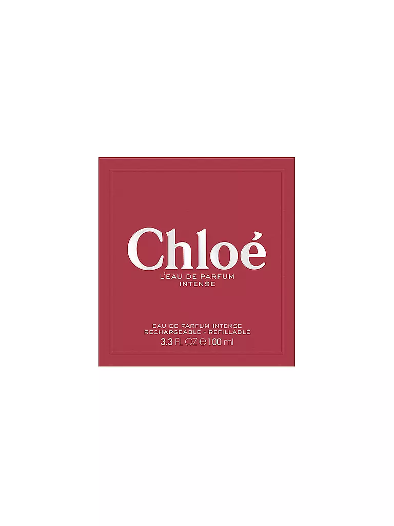 CHLOE | Chloé L’Eau de Parfum Intense Ricaricabile 100ml | 