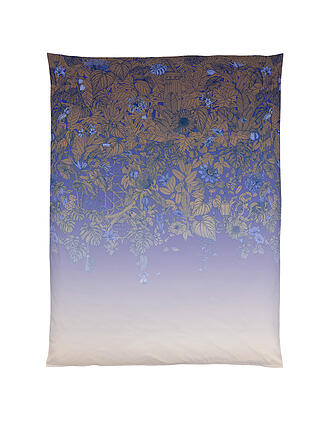 CHRISTIAN FISCHBACHER | Copripiumino in raso BLUE HOUR 140x200cm Blu/Rame