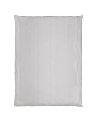 CHRISTIAN FISCHBACHER | Copripiumino in raso MANHATTAN 140x200cm Grigio Argento