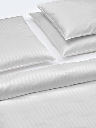 CHRISTIAN FISCHBACHER | Copripiumino in raso MANHATTAN 140x200cm Grigio Argento