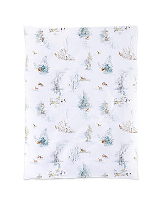 CHRISTIAN FISCHBACHER | Copripiumino in raso FINJA 140x200cm Bianco