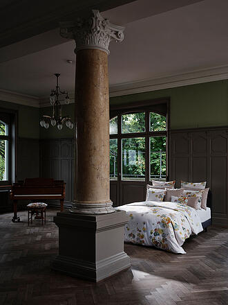 CHRISTIAN FISCHBACHER | Copripiumino in raso 140x200cm NINFEA Beige