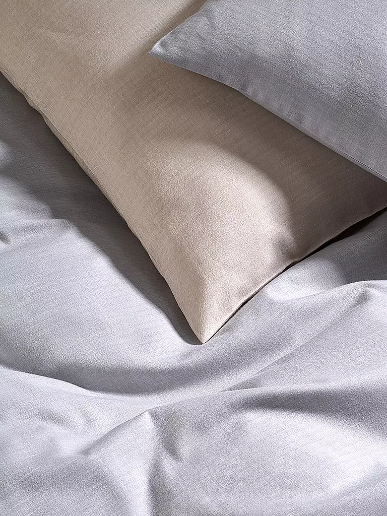 CHRISTIAN FISCHBACHER | Copripiumino in flanella 140x200cm Grigio | Grigio chiaro