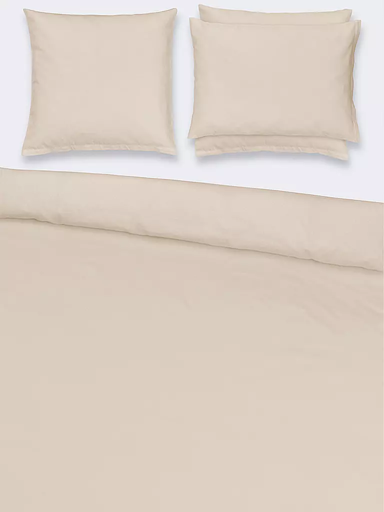 CHRISTIAN FISCHBACHER | Copripiumino in raso 140x200cm Beige | Beige