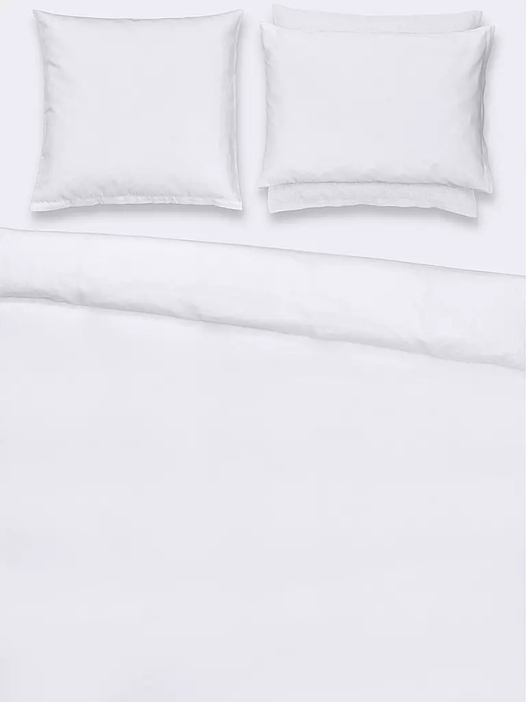 CHRISTIAN FISCHBACHER | Copripiumino in raso 140x200cm Bianco | Bianco