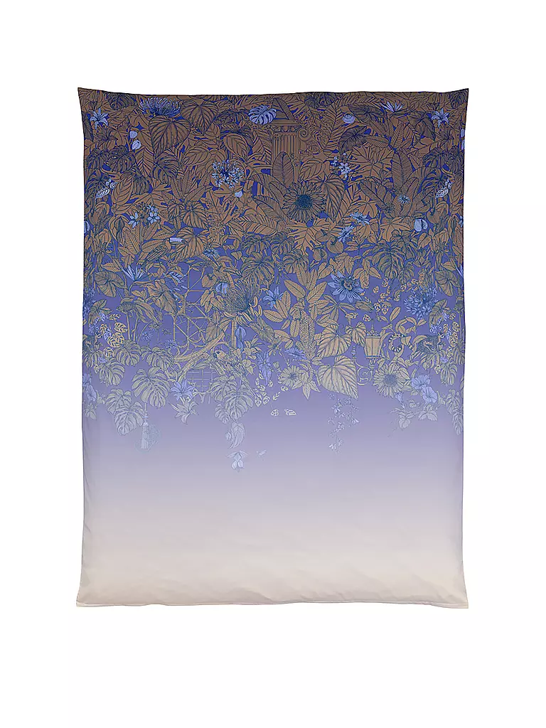 CHRISTIAN FISCHBACHER | Copripiumino in raso BLUE HOUR 140x200cm Blu/Rame | Rame