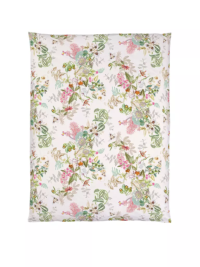 CHRISTIAN FISCHBACHER | Copripiumino in raso BOTANIC 140x200cm Bianco | Bianco