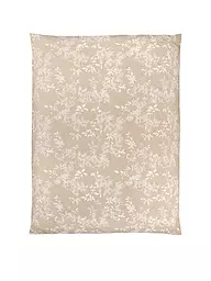 CHRISTIAN FISCHBACHER | Copripiumino in raso LEAVES VERSO 140x200cm Grigio | Grigio chiaro