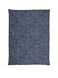 CHRISTIAN FISCHBACHER | Copripiumino jacquard FARN 140x200cm Oro | Blu scuro