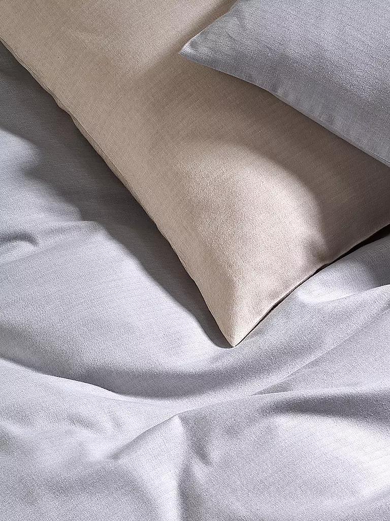 CHRISTIAN FISCHBACHER | Federa per cuscino in flanella 70x90 Grigio | Grigio chiaro