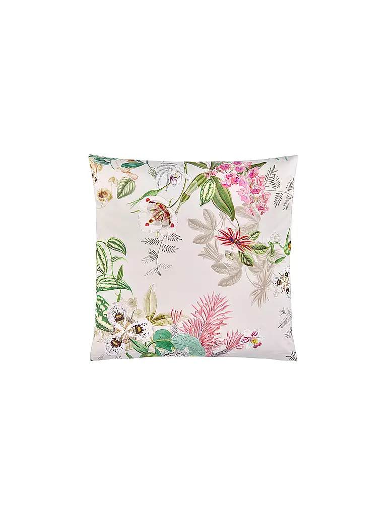 CHRISTIAN FISCHBACHER | Federa per cuscino in raso BOTANIC 70x90cm bianco | Bianco