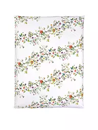 CHRISTIAN FISCHBACHER | Federa per cuscino in raso GARLAND 70x90cm Bianco/Fiori | Bianco