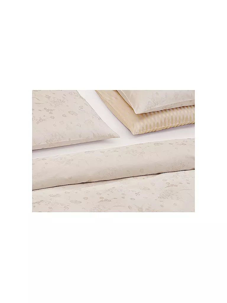 CHRISTIAN FISCHBACHER | Federa per cuscino jacquard FIORI PASTELLO 70x90cm Avorio | 