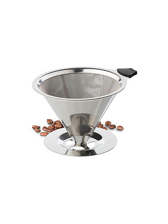 CILIO | Filtro permanente per caffè con base in ACCIAIO INOX misura 4
