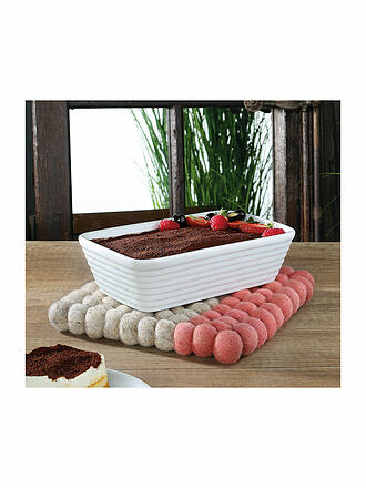 CILIO | Sottopentola LANA DUE Lana Beige-Corallo