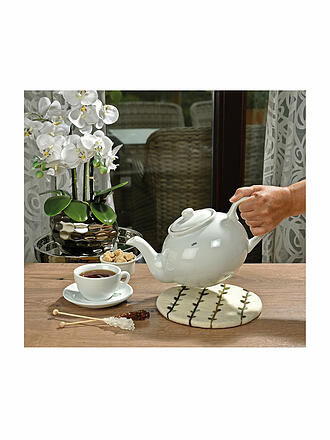 CILIO | Sottopentola LANA EDERA rotondo Bianco / Grigio