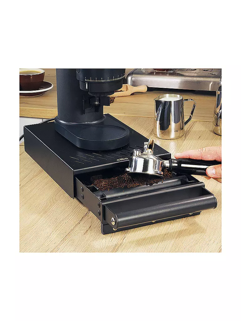 CILIO | Cassetto battifondi BARISTA Acciaio inox Nero | 