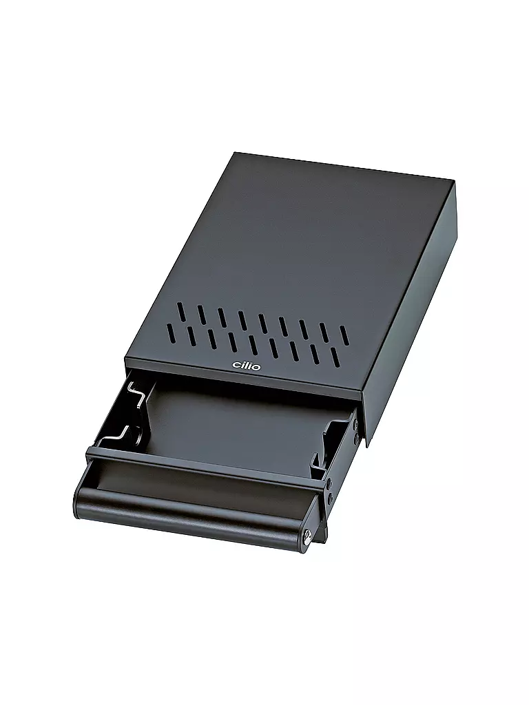 CILIO | Cassetto battifondi BARISTA Acciaio inox Nero | 