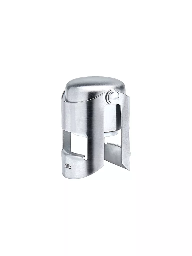 CILIO | Tappo per champagne pieghevole 5,5 cm | Argento