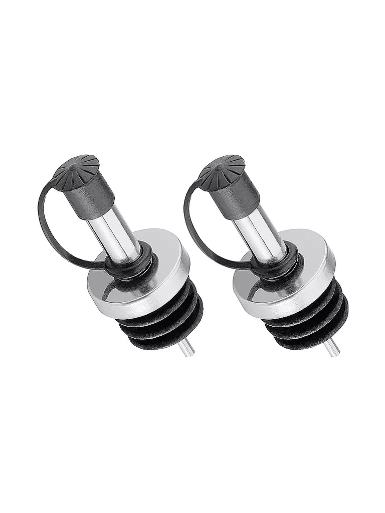 CILIO | Versatore MEZZO set da 2 pezzi in acciaio inox | Argento