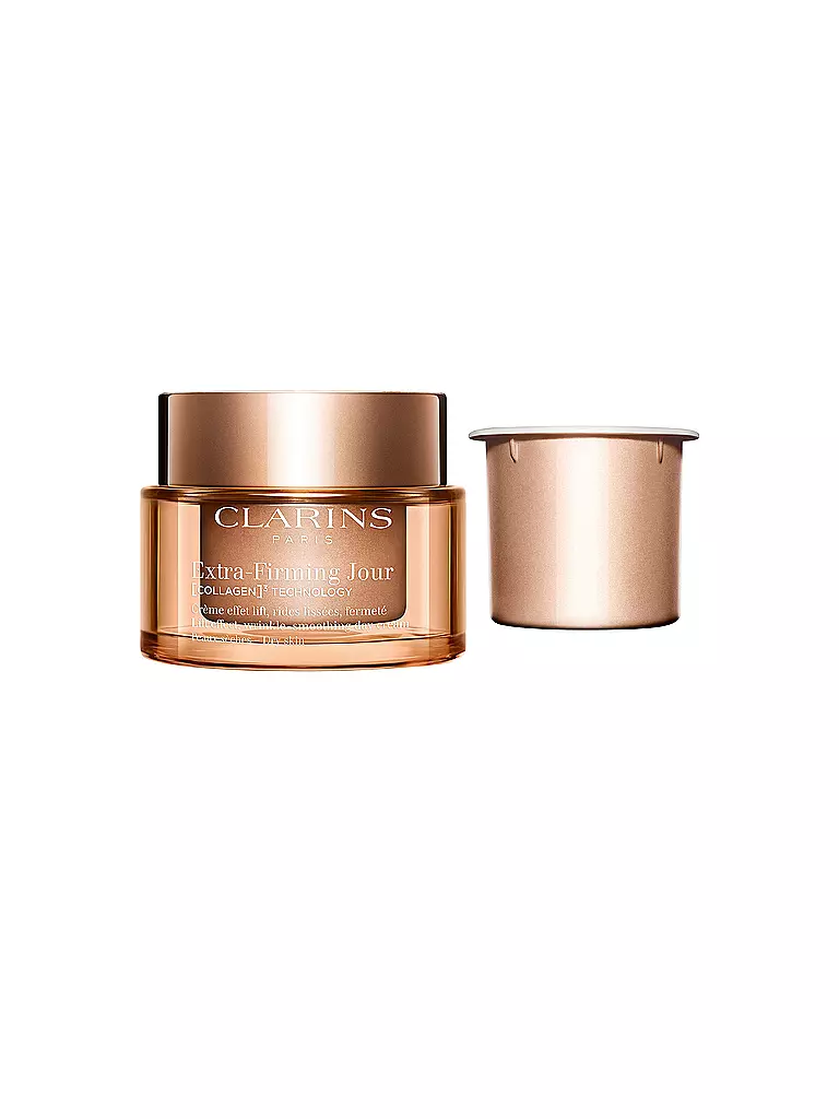 CLARINS | Crema viso - Extra-Firming Jour [COLLAGEN]³ TECHNOLOGY Crème Peaux sèches ricaricabile 50ml | Senza colore