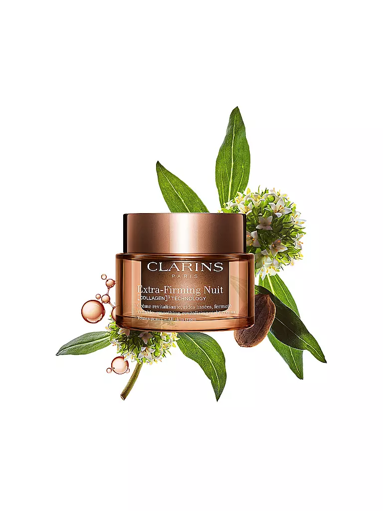 CLARINS | Crema viso - Extra-Firming Nuit [COLLAGEN]³ TECHNOLOGY Crème Toutes Peaux ricaricabile 50ml | Senza colore