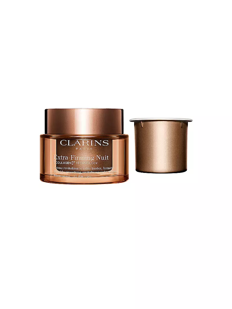 CLARINS | Crema viso - Extra-Firming Nuit [COLLAGEN]³ TECHNOLOGY Crème Toutes Peaux ricaricabile 50ml | Senza colore