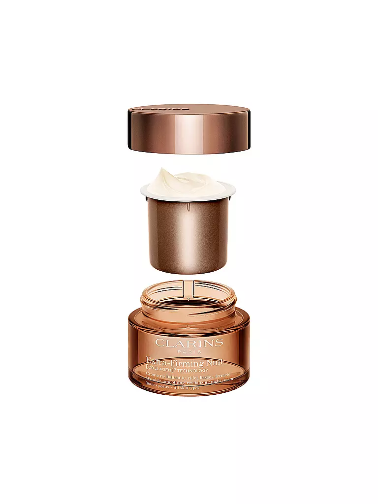 CLARINS | Crema viso - Extra-Firming Nuit [COLLAGEN]³ TECHNOLOGY Crème Toutes Peaux ricaricabile 50ml | Senza colore