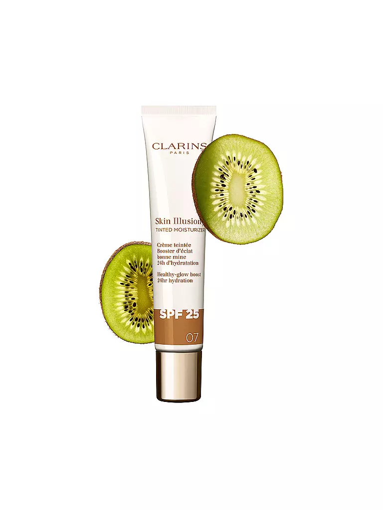 CLARINS | Crema viso - Skin Illusion Tinted Moisturizer SPF 25 07 40ml | Marrone chiaro