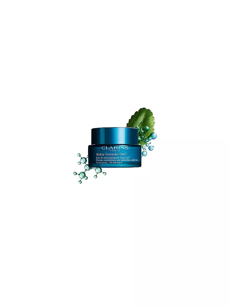 CLARINS | Hydra-Essentiel Soin de nuit repulpant "anti-soif" - Toutes peaux 50ml | Senza colore
