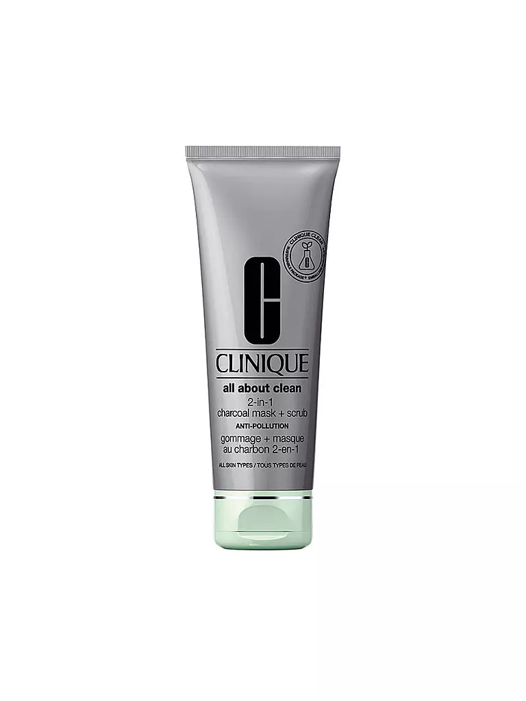 CLINIQUE | All About Clean Maschera + Scrub al Carbone 2-in-1 Anti-Pollution 100ml | Senza colore