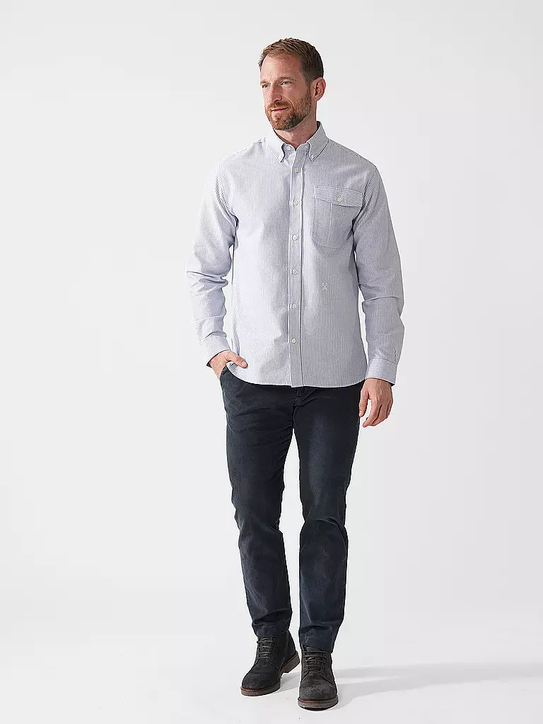 CLOSED | Cordhose Slim Fit CLIFTON | Blu