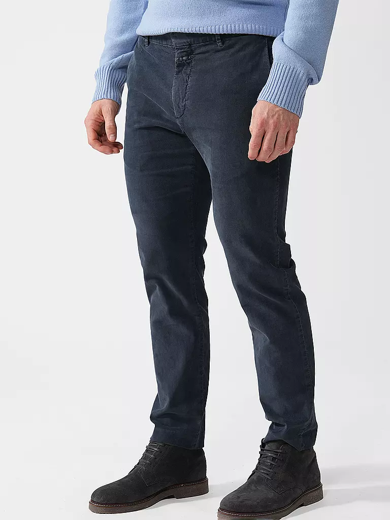 CLOSED | Cordhose Slim Fit CLIFTON | Blu