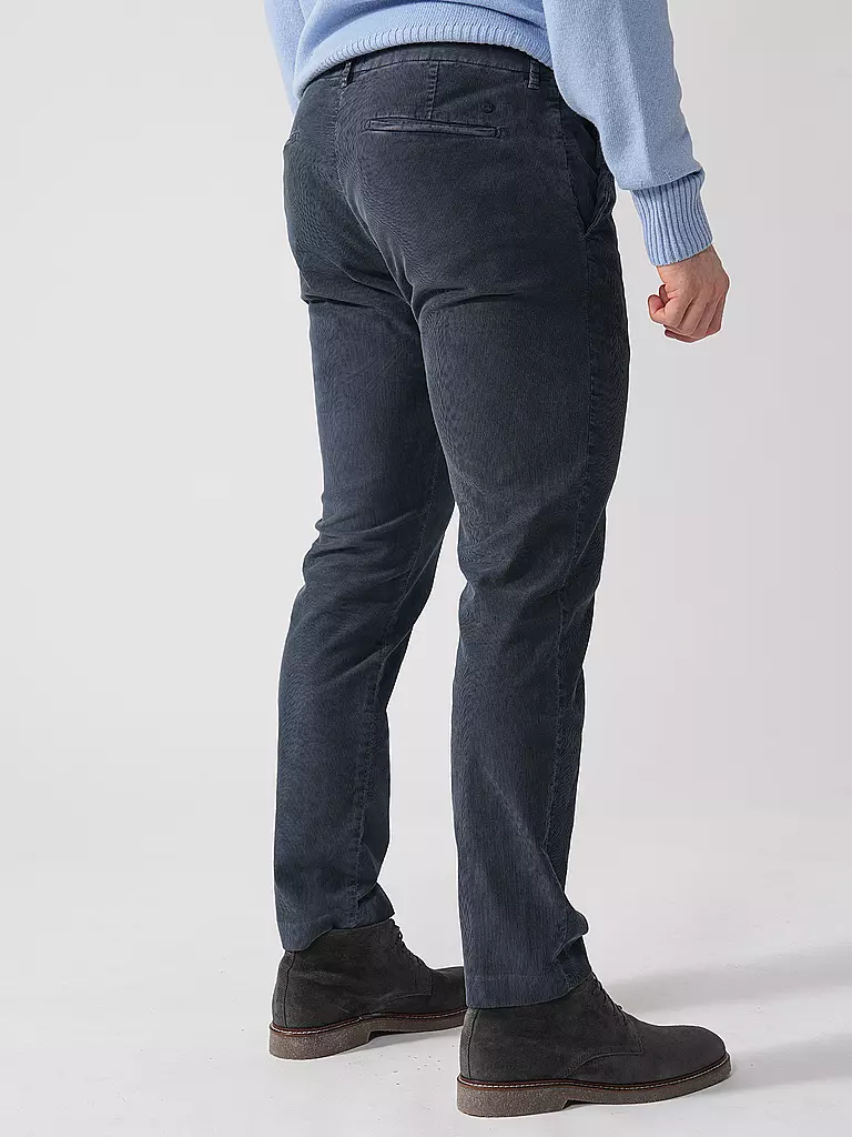 CLOSED | Cordhose Slim Fit CLIFTON | Blu