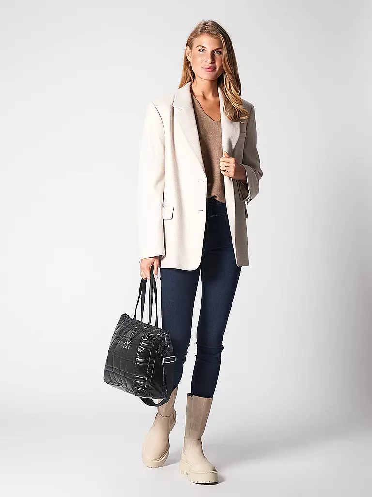 CLOSED | Jeans a vita alta skinny fit 7/8 Pusher | Blu scuro