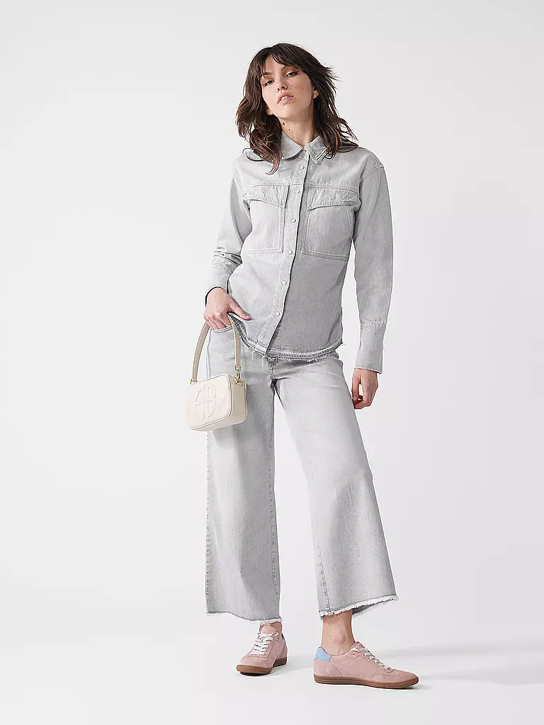 CLOSED | Jeansbluse | Grigio chiaro